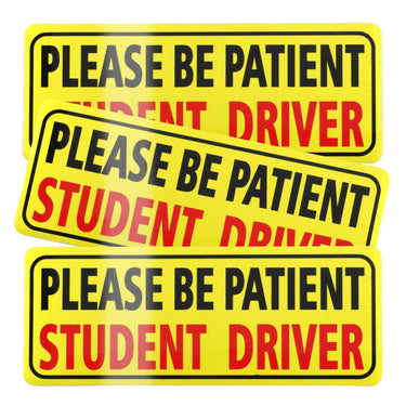JUSTTOP 3pcs Student Driver Sticker for Car